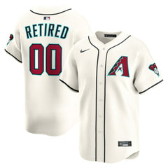 MLB Arizona Diamondbacks Nike Home Limited Pick-A-Player Retired Roster Jersey - Cream