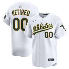 MLB Athletics Nike Home Limited Pick-A-Player Retired Roster Jersey - White