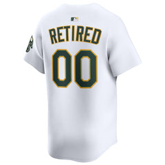MLB Athletics Nike Home Limited Pick-A-Player Retired Roster Jersey - White