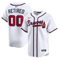 MLB Atlanta Braves Nike Home Limited Pick-A-Player Retired Roster Jersey - White