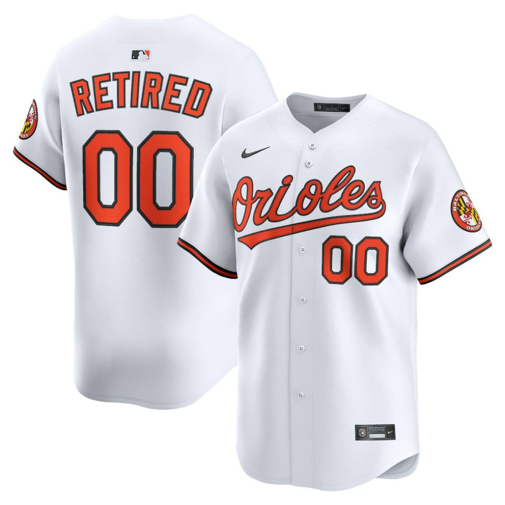 MLB Baltimore Orioles Nike Home Limited Pick-A-Player Retired Roster Jersey - White