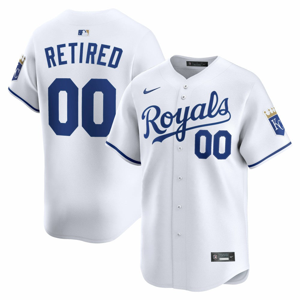 MLB Kansas City Royals Nike Home Limited Pick-A-Player Retired Roster Jersey - White