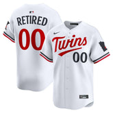 MLB Minnesota Twins Nike Home Limited Pick-A-Player Retired Roster Jersey - White