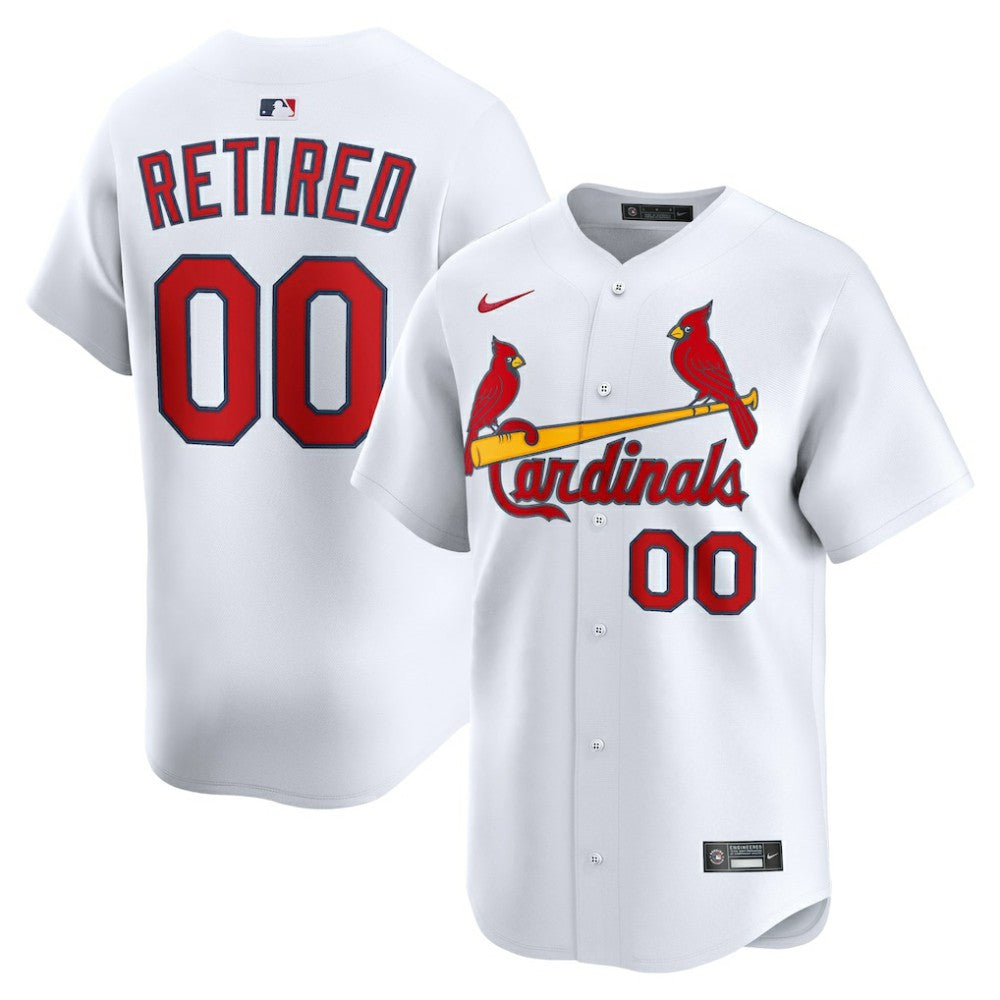 MLB St. Louis Cardinals Nike Home Limited Pick-A-Player Retired Roster Jersey - White