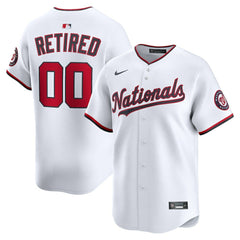 MLB Washington Nationals Nike Home Limited Pick-A-Player Retired Roster Jersey - White