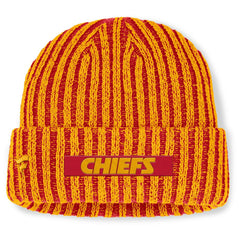 Kansas City Chiefs Field Judge Cuffed Knit Hat Red/Gold