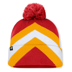 Kansas City Chiefs Women's Cornerback Cuffed Knit Hat with Pom Red