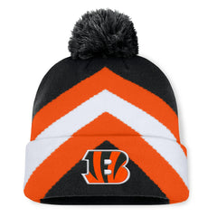 Cincinnati Bengals Women's Cornerback Cuffed Knit Hat with Pom Black
