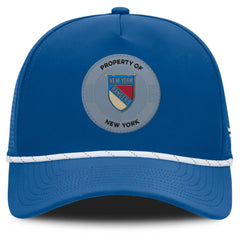 NHL New York Rangers Fanatics Centennial Authentic Pro Pinched Front Adjustable Hat - Blue