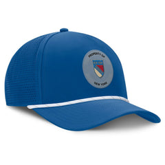NHL New York Rangers Fanatics Centennial Authentic Pro Pinched Front Adjustable Hat - Blue