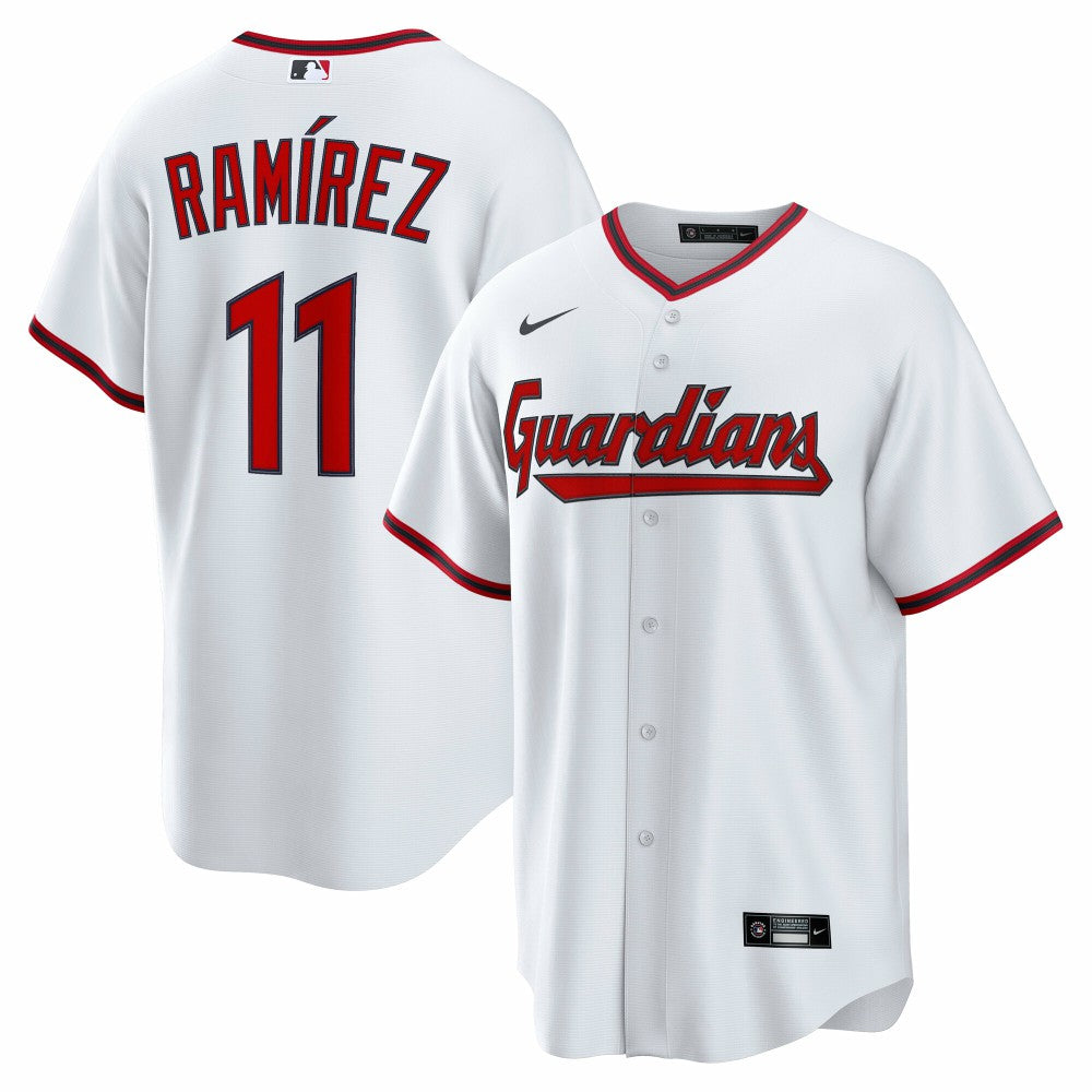 MLB Jos¨¦ Ram¨ªrez Cleveland Guardians Nike Home Replica Jersey - White