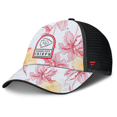 Kansas City Chiefs Tropical Adjustable Trucker Hat White/Black