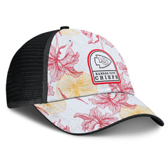 Kansas City Chiefs Tropical Adjustable Trucker Hat White/Black