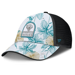 Jacksonville Jaguars Tropical Adjustable Trucker Hat White/Black