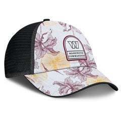 Washington Commanders Tropical Adjustable Trucker Hat White/Black