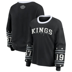 NHL Los Angeles Kings WEAR by Erin Andrews Women's Long-Sleeve Sport T-Shirt - Black
