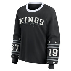 NHL Los Angeles Kings WEAR by Erin Andrews Women's Long-Sleeve Sport T-Shirt - Black