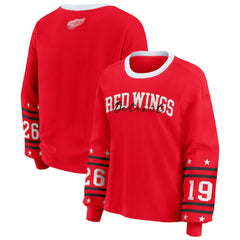 NHL Detroit Red Wings WEAR by Erin Andrews Women's Long-Sleeve Sport T-Shirt - Red