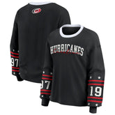 NHL Carolina Hurricanes WEAR by Erin Andrews Women's Long-Sleeve Sport T-Shirt - Black