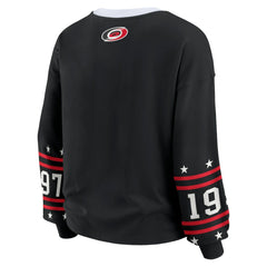 NHL Carolina Hurricanes WEAR by Erin Andrews Women's Long-Sleeve Sport T-Shirt - Black