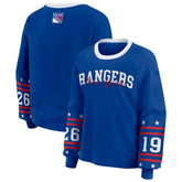 NHL New York Rangers WEAR by Erin Andrews Women's Long-Sleeve Sport T-Shirt - Blue