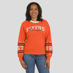 NHL Philadelphia Flyers WEAR by Erin Andrews Women's Long-Sleeve Sport T-Shirt - Orange
