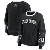 NHL Vegas Golden Knights WEAR by Erin Andrews Women's Long-Sleeve Sport T-Shirt - Black
