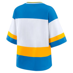 NHL St. Louis Blues WEAR by Erin Andrews Women's Jersey Style Tee - Blue/White