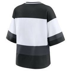 NHL Vegas Golden Knights WEAR by Erin Andrews Women's Jersey Style Tee - Black/White