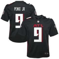 NFL Michael Penix Jr. Atlanta Falcons Youth Team Game Jersey - Black