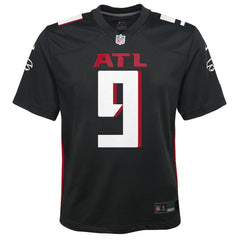 NFL Michael Penix Jr. Atlanta Falcons Youth Team Game Jersey - Black