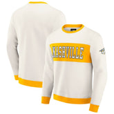 NHL Nashville Predators Darius Rucker Collection by Fanatics Colorblock Pullover Sweatshirt - Cream