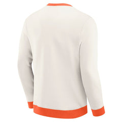 NHL Philadelphia Flyers Darius Rucker Collection by Fanatics Colorblock Pullover Sweatshirt - Cream
