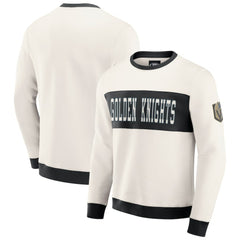 NHL Vegas Golden Knights Darius Rucker Collection by Fanatics Colorblock Pullover Sweatshirt - Cream