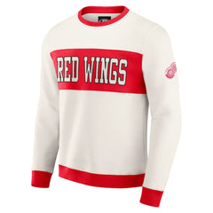NHL Detroit Red Wings Darius Rucker Collection by Fanatics Colorblock Pullover Sweatshirt - Cream