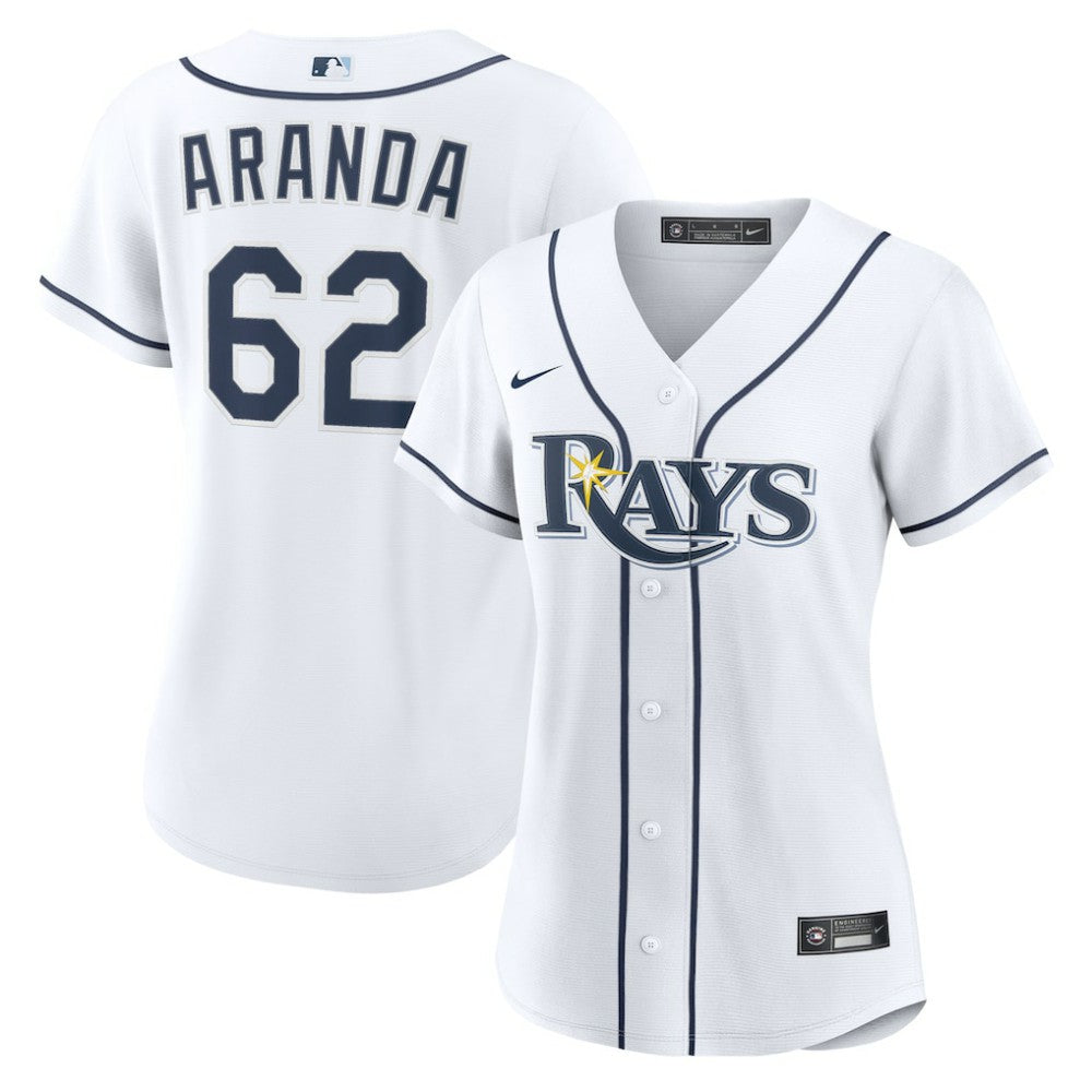 MLB Jonathan Aranda Tampa Bay Rays Nike Women's Home Replica Jersey - White