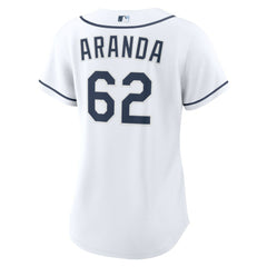 MLB Jonathan Aranda Tampa Bay Rays Nike Women's Home Replica Jersey - White