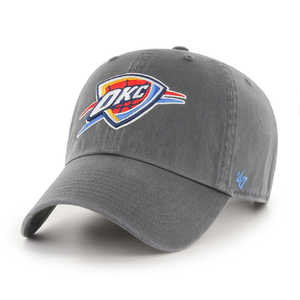Oklahoma City Thunder '47 Core Logo Clean Up Adjustable Hat Charcoal