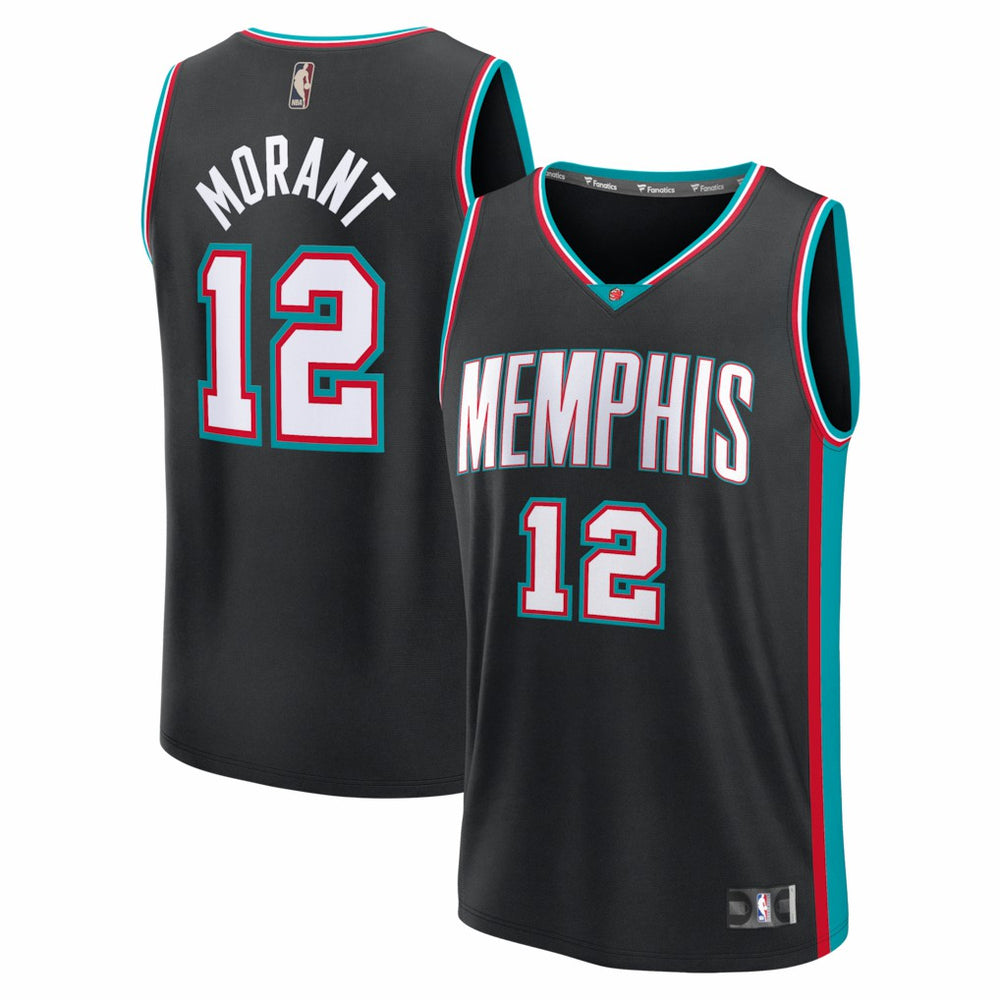 NBA Ja Morant Memphis Grizzlies Fastbreak Jersey - Classic Edition - Black