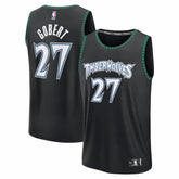 Rudy Gobert Minnesota Timberwolves Fastbreak Jersey Classic Edition Black