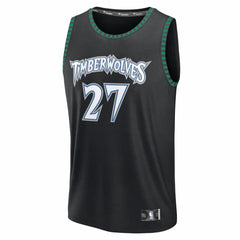 Rudy Gobert Minnesota Timberwolves Fastbreak Jersey Classic Edition Black