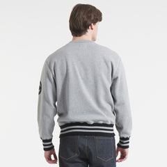 NHL Montreal Canadiens Todd Snyder by Fanatics Relaxed Canadian Fleece Crew - Athletic Heather Gray