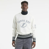 NHL Tampa Bay Lightning Todd Snyder by Fanatics Relaxed Canadian Fleece Crew - Heather Gray