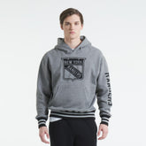 NHL New York Rangers Todd Snyder by Fanatics Relaxed Canadian Fleece Hoodie - Dark Heather Gray