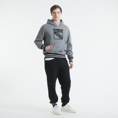 NHL New York Rangers Todd Snyder by Fanatics Relaxed Canadian Fleece Hoodie - Dark Heather Gray