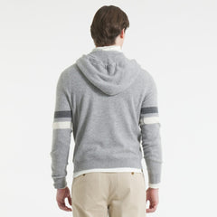 NHL New York Rangers Todd Snyder by Fanatics Cashmere Hooded Sweater - Athletic Heather Gray
