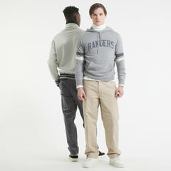 NHL New York Rangers Todd Snyder by Fanatics Cashmere Hooded Sweater - Athletic Heather Gray