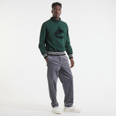 NHL Vancouver Canucks Todd Snyder by Fanatics Relaxed Canadian Fleece Turtleneck - Dark Green
