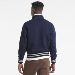 NHL Edmonton Oilers Todd Snyder by Fanatics Relaxed Canadian Fleece Turtleneck - Navy