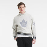 NHL Toronto Maple Leafs Todd Snyder by Fanatics Relaxed Canadian Fleece Turtleneck - Heather Gray